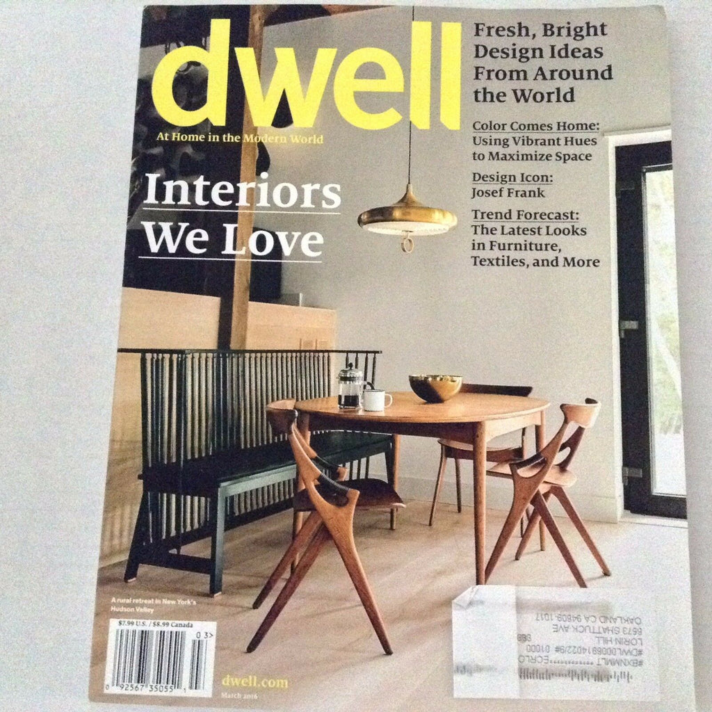 Dwell Magazine New York's Hudson Valley Retreats March 2016 070117nonrh