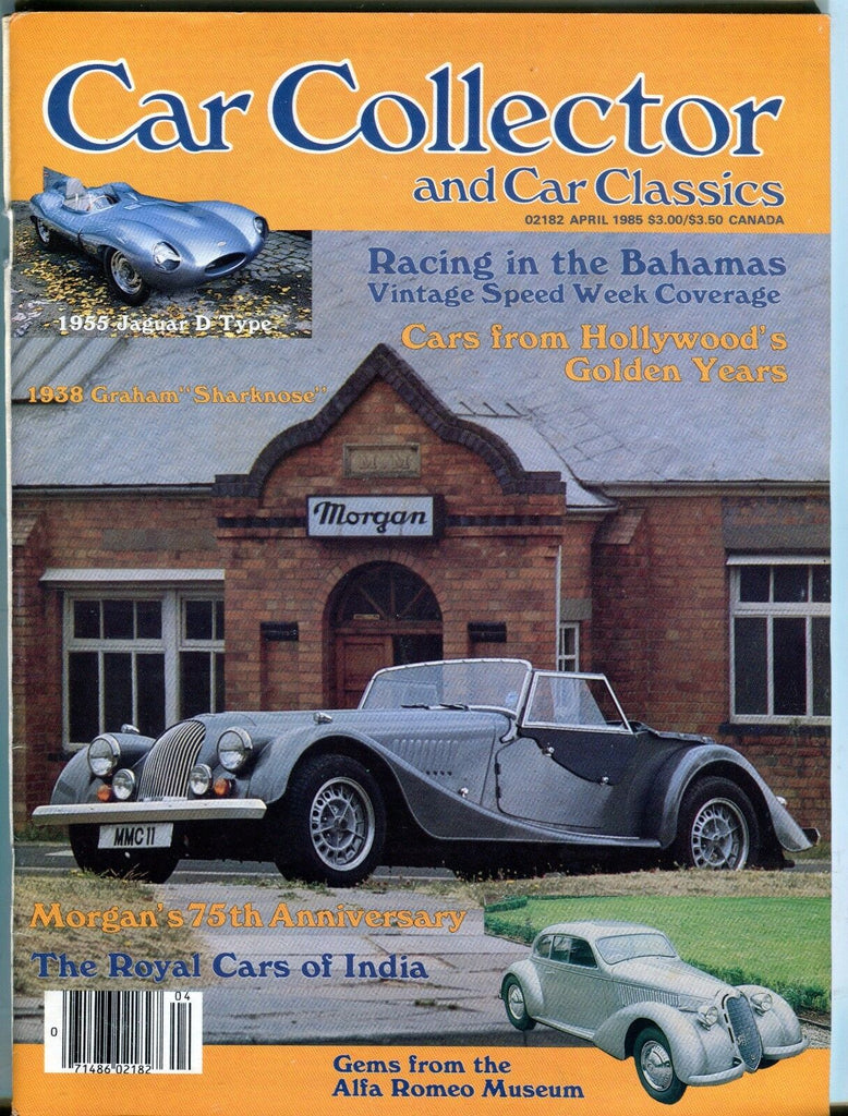 Car Collector And Car Classics Magazine April 1985 EX No ML 050417nonjhe