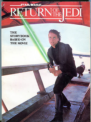 Star Wars Return Of The Jedi Storybook Based On The Movie 1983 EX 040416jhe