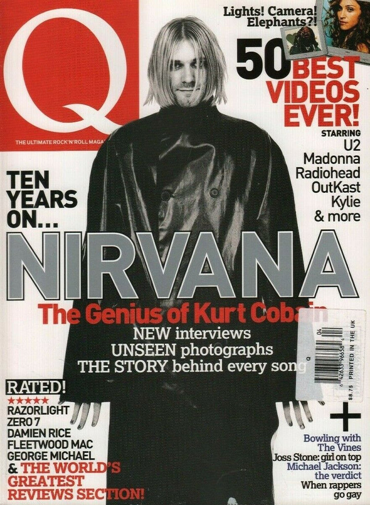 Q Music Magazine April 2004 Nirvana Michael Jackson Madonna 050819DBE