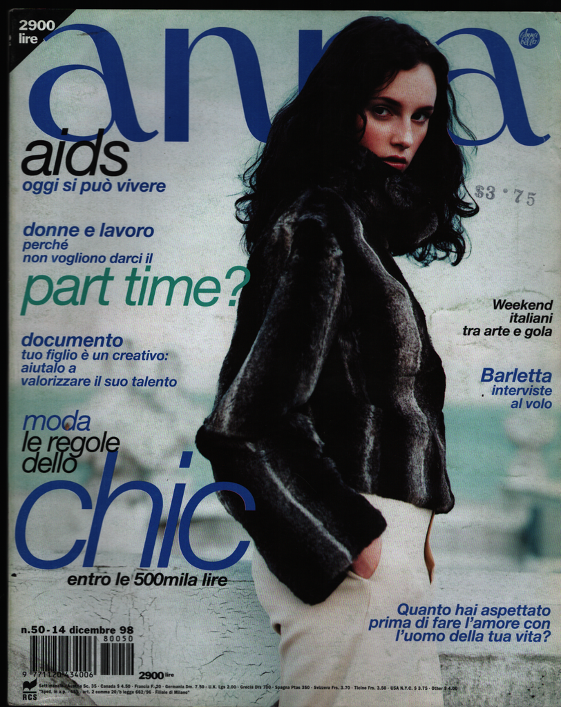 Anna Italian Fashion Magazine December 14 1998 Martina Gilg 030221ame2