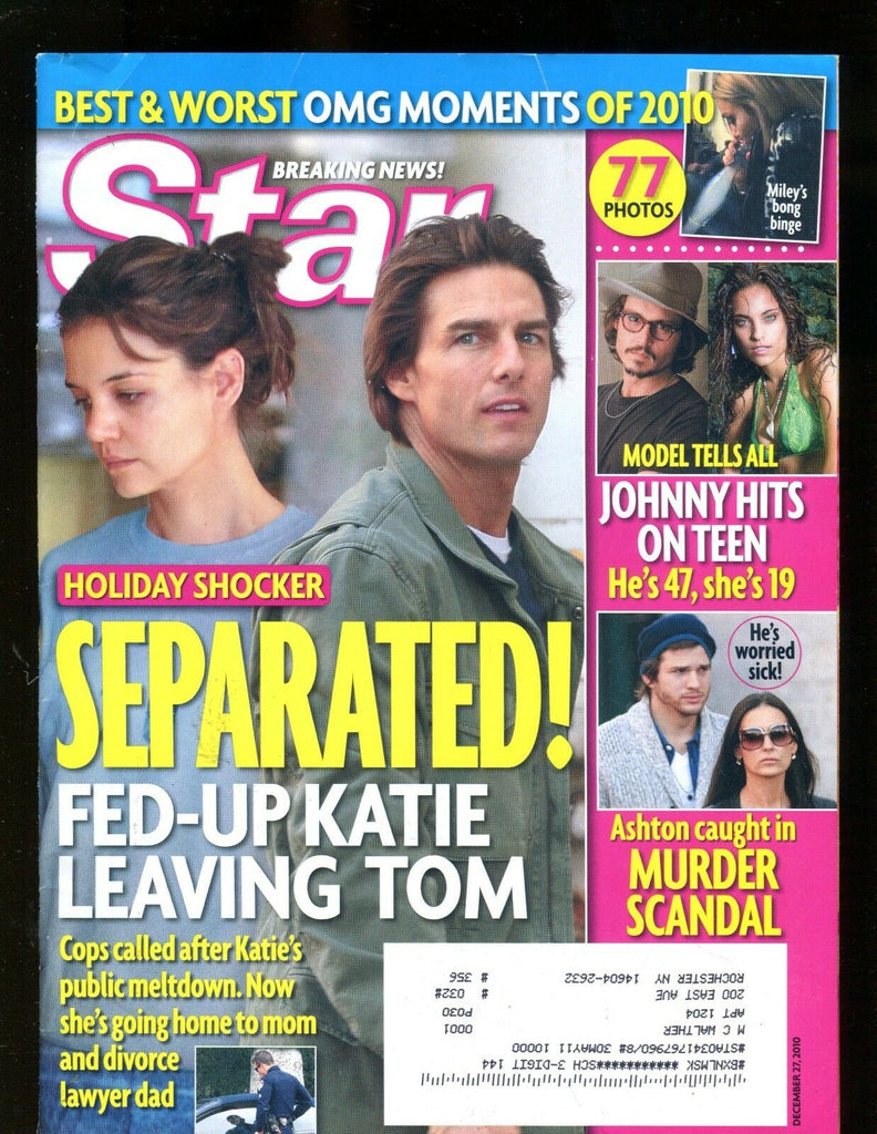 Star Magazine December 27 2010 Tom Cruise EX w/ML 011917jhe