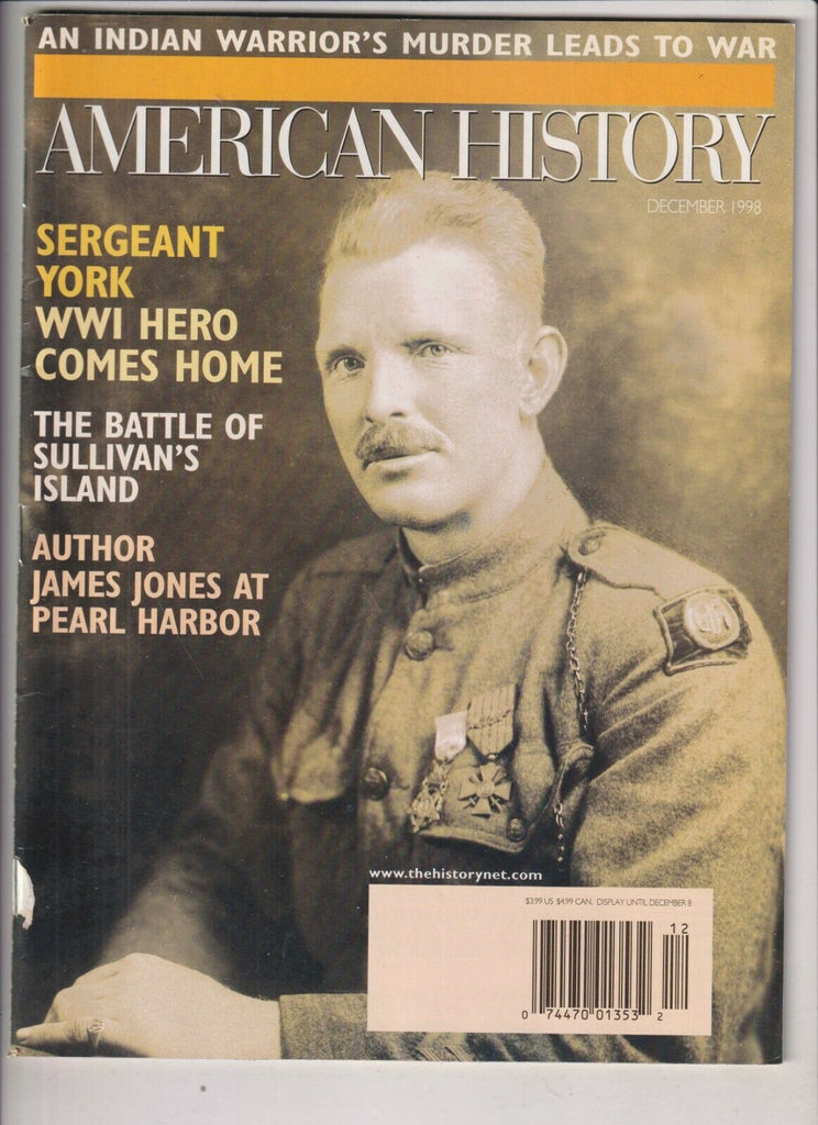 American History Mag Sergeant York WWI Hero December 1998 032920nonrh