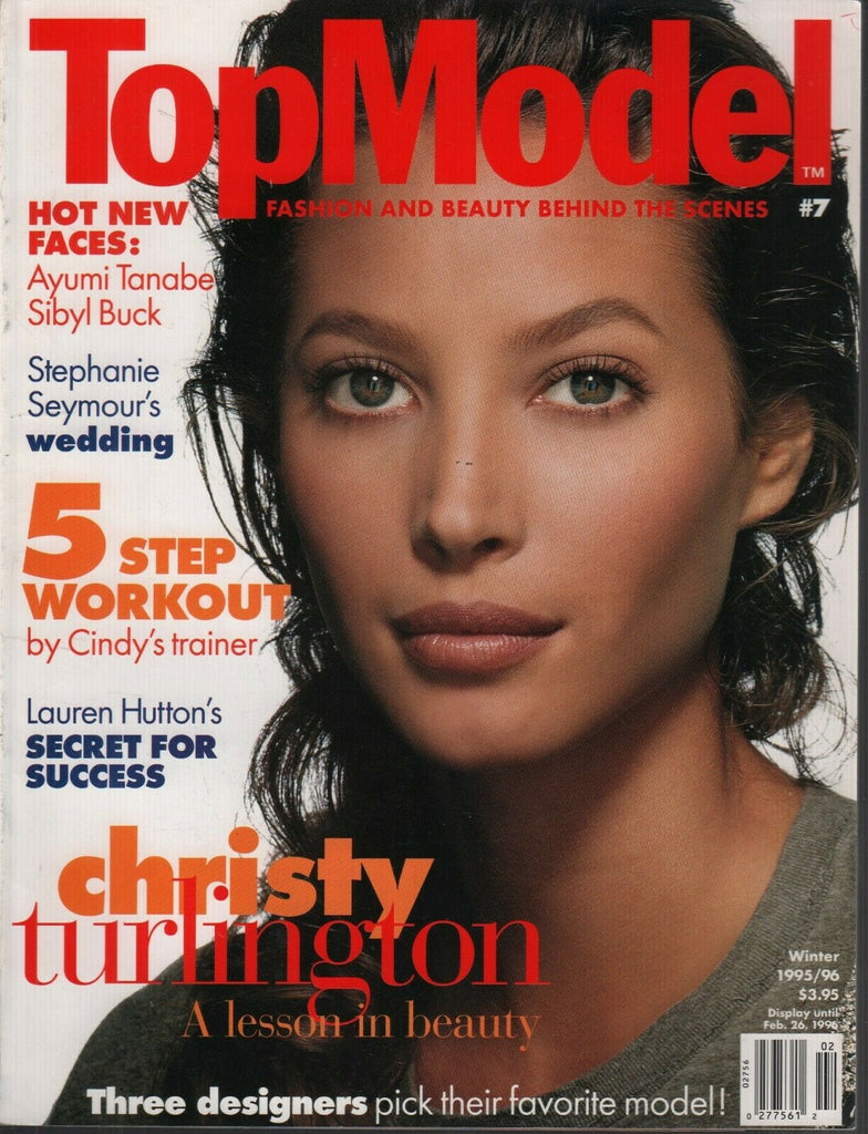 Top Model Magazine Winter 1995/96 Christy Turlington Sibyl Black 091919AME