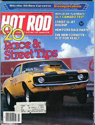 Hot Rod Magazine March 1983 20 Race & Street Tips EX 031116jhe