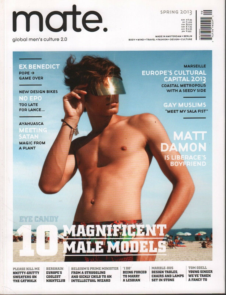 Mate Gay Fashion Magazine Spring 2013 Matt Damon Tom Odell 061518DBF