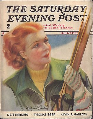 The Saturday Evening Post March 2 1935 Thomas Beer Gd 062316DBE