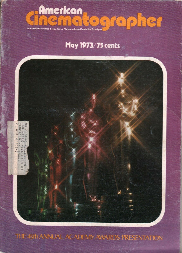 American Cinematographer May 1973 45th Annual Academy Awards 010620AME2