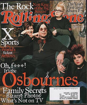 Rollingstone May 9 2002 The Osbournes w/ML VG 021016DBE