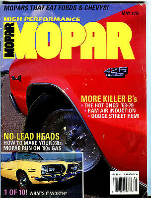 High Performance Mopar Magazine May 1990 More Killer B's VGEX 022316jhe