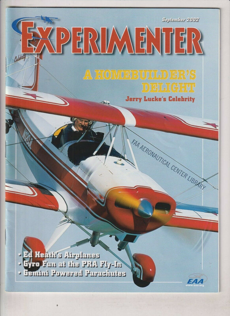Experimenter Aviation Mag Jerry Lucke's Celebrity September 2002 040420nonrh