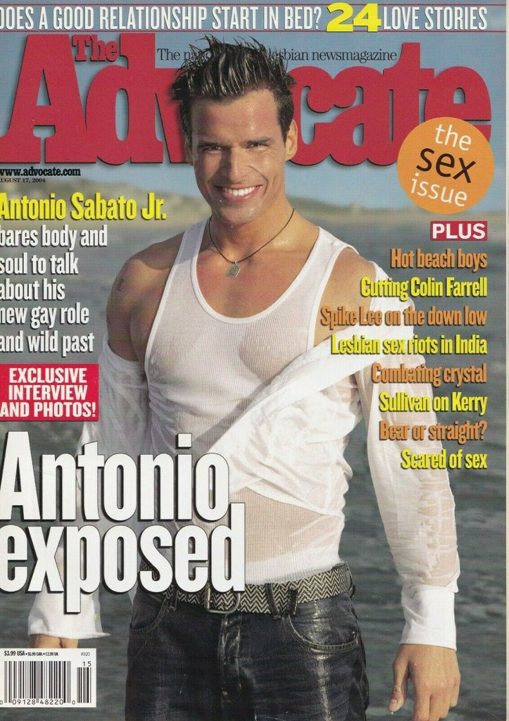The Advocate August 17 2004 Antonio Sabato Jr Colin Farrell 060719DBE