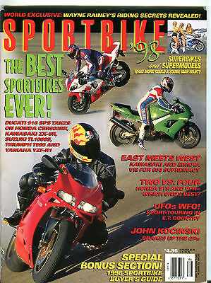 Sportbike '98 Magazine 1998 Buyer's Guide Wayne Rainey EX 021816jhe