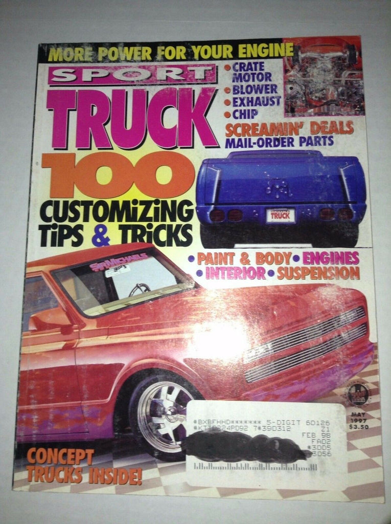Sport Truck Magazine Customizing Tips & Tricks May 1997 032517NONRH