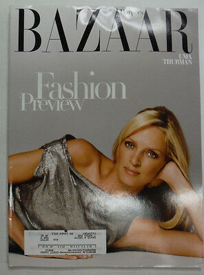 Harper's Bazaar Magazine Uma Thurman Fashion WITH ML January 2008 051915R