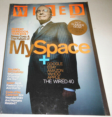 Wired Magazine Rupert Murdoch & Google Ebay July 2006 081914R