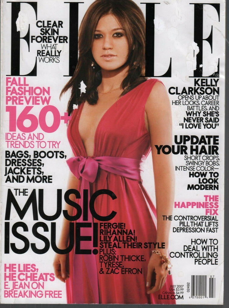 Elle Fashion Magazine July 2007 Kelly Clarkson 090919AME
