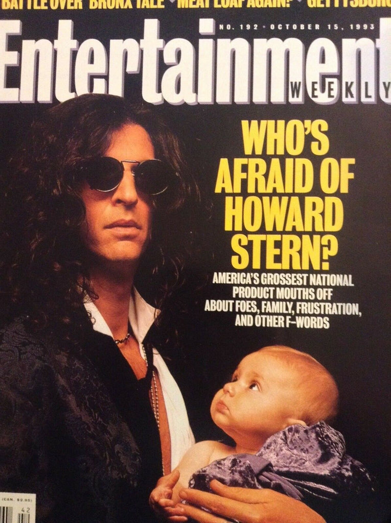 Entertainment Weekly Magazine Howard Stern October 15, 1993 NO ML 081218nonrh
