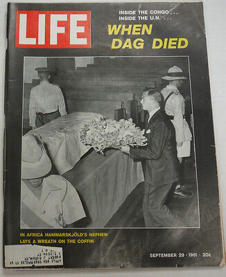 Life Magazine In Africa Hammarskjold's September 1961 012915R2