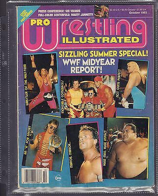 Pro Wrestling Illustrated October 1993 WWF Midyear Report VG 042516DBE