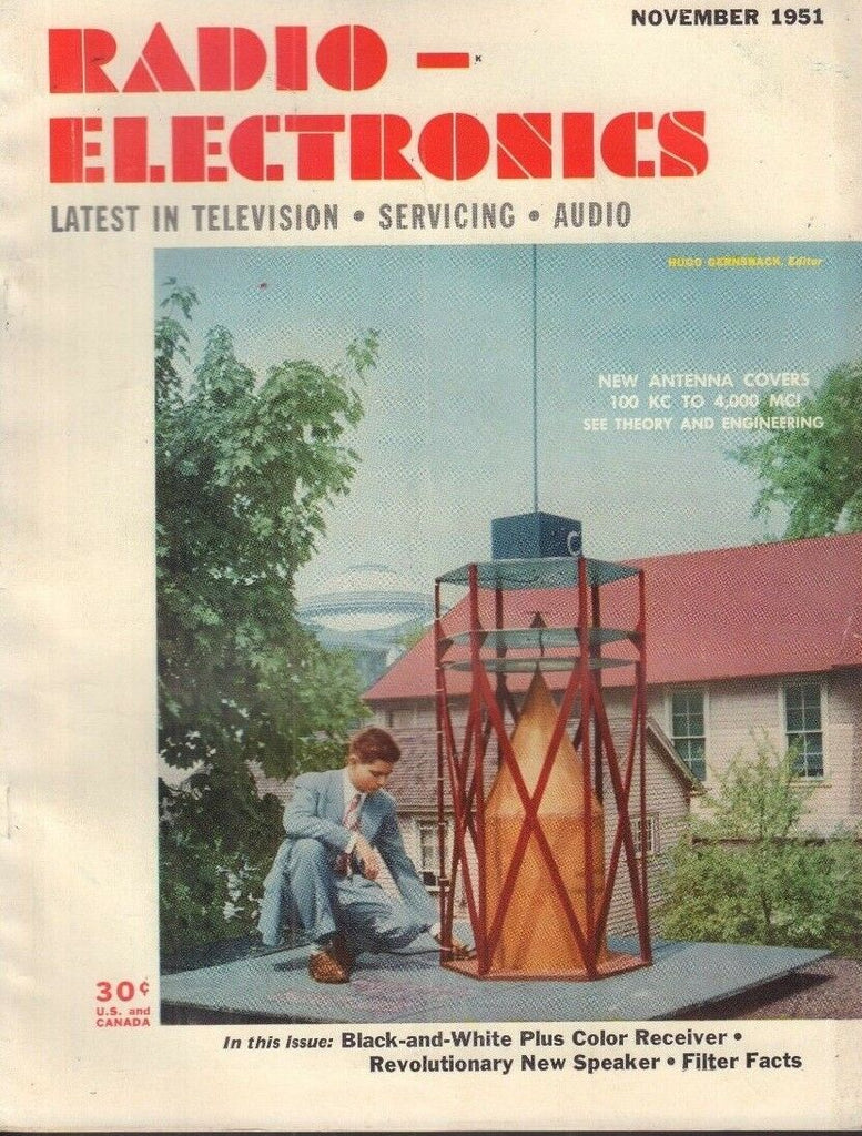 Radio Electronics Magazine New Antenna Covers November 1951 050818nonr