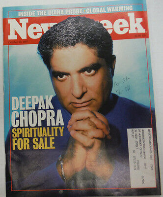 Newsweek Magazine Deepak Chopra Princess Diana October 1997 WITH ML 042215R