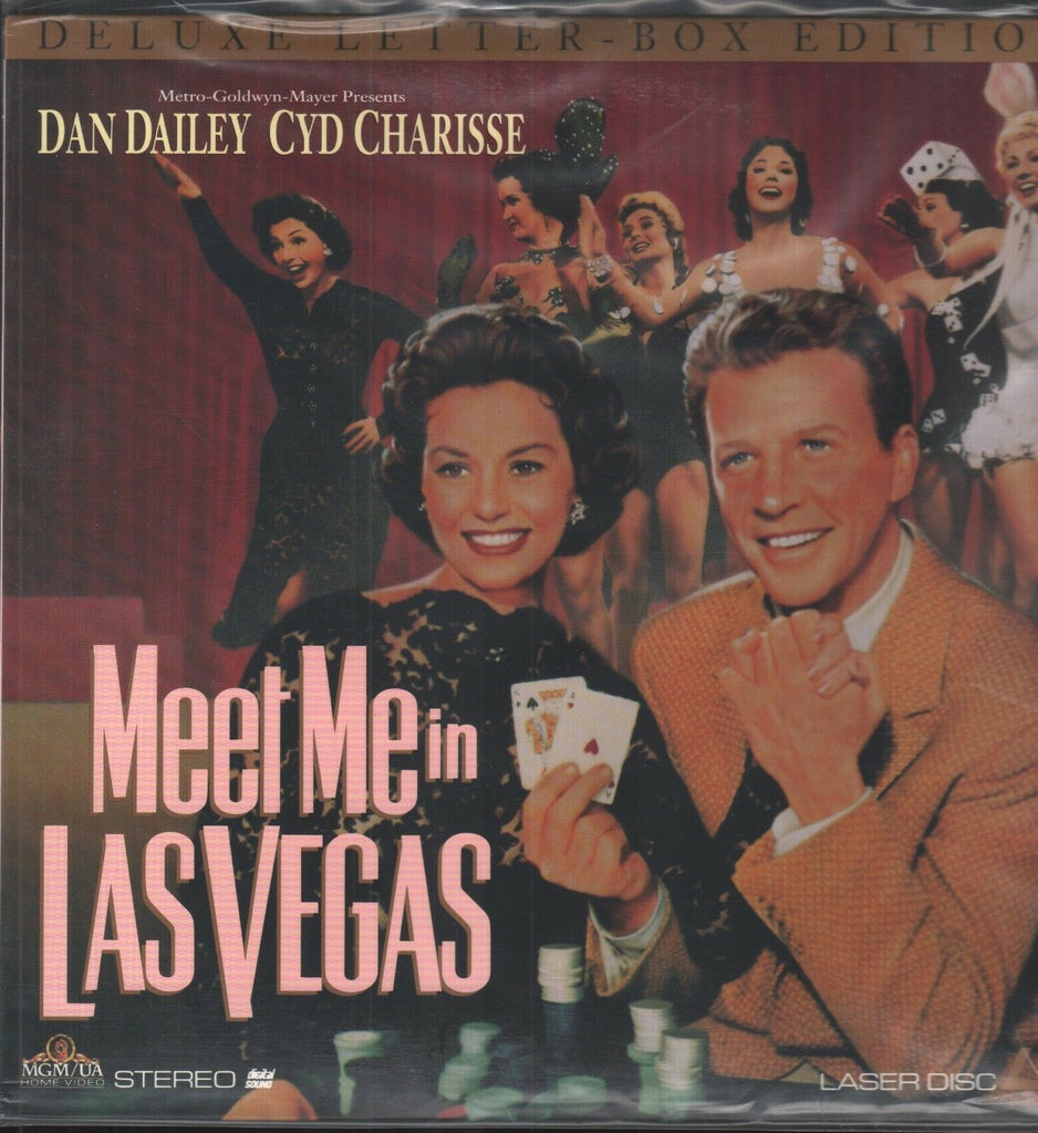 Meet Me in Las Vegas Deluxe Letter Box 1993 MGM Laser Disc 110618AMLD