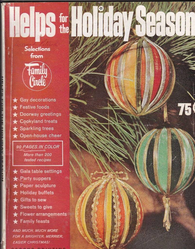 Helps For The Holiday Season Magazine 1963 092619nonr
