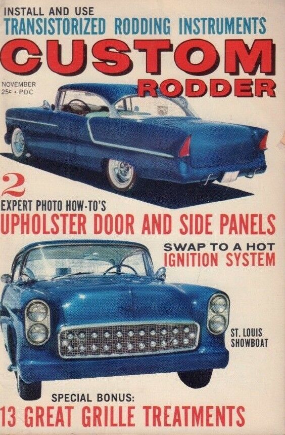 Customs Rodder November 1962 Joe Petrovec Alex Walordy 122218DBE
