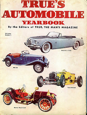 True's Automobile Yearbook 1952 Chrysler C-200 MG-TD VGEX 011116jhe2