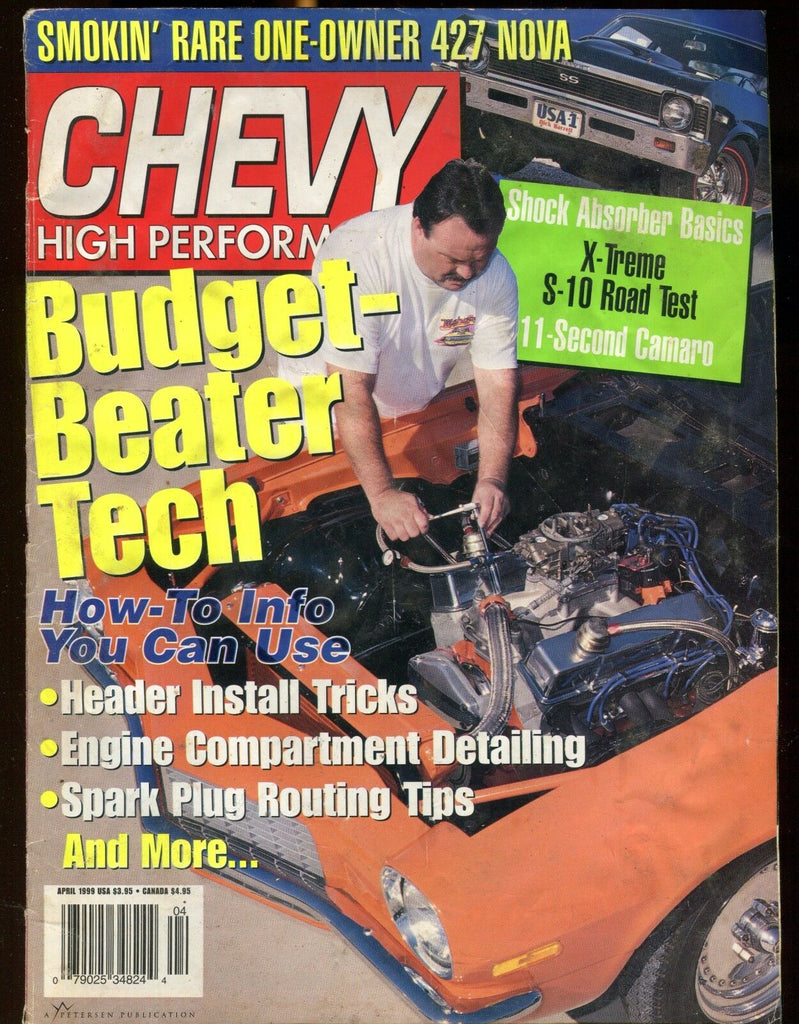 Chevy High Performance Magazine April 1999 EX No ML 030117nonjhe