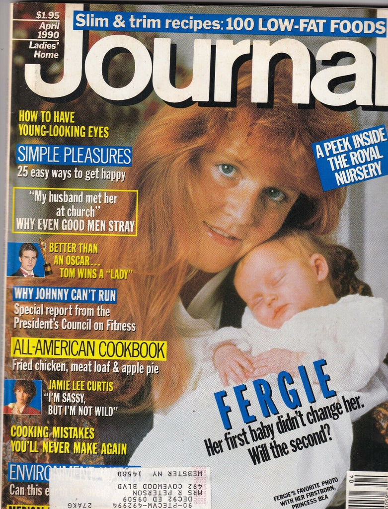 Ladies' Home Journal Sarah Ferguson Tom Cruise April 1990 093019nonr