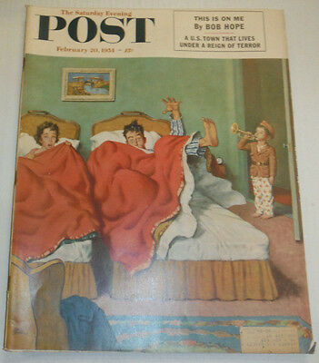Post Magazine Bob Bope & A U.S. Town Under Terror February 1954 122814R