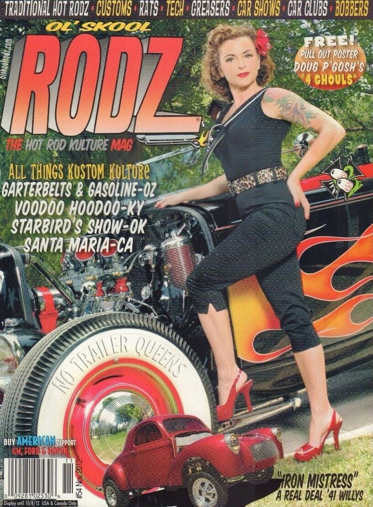 Ol' Skool Rodz Magazine Garterbelts & Gasoline November 2012 011818nonr