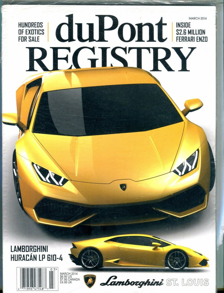duPont Reigistry Magazine March 2014 Lamborghini EX 040817nonjhe