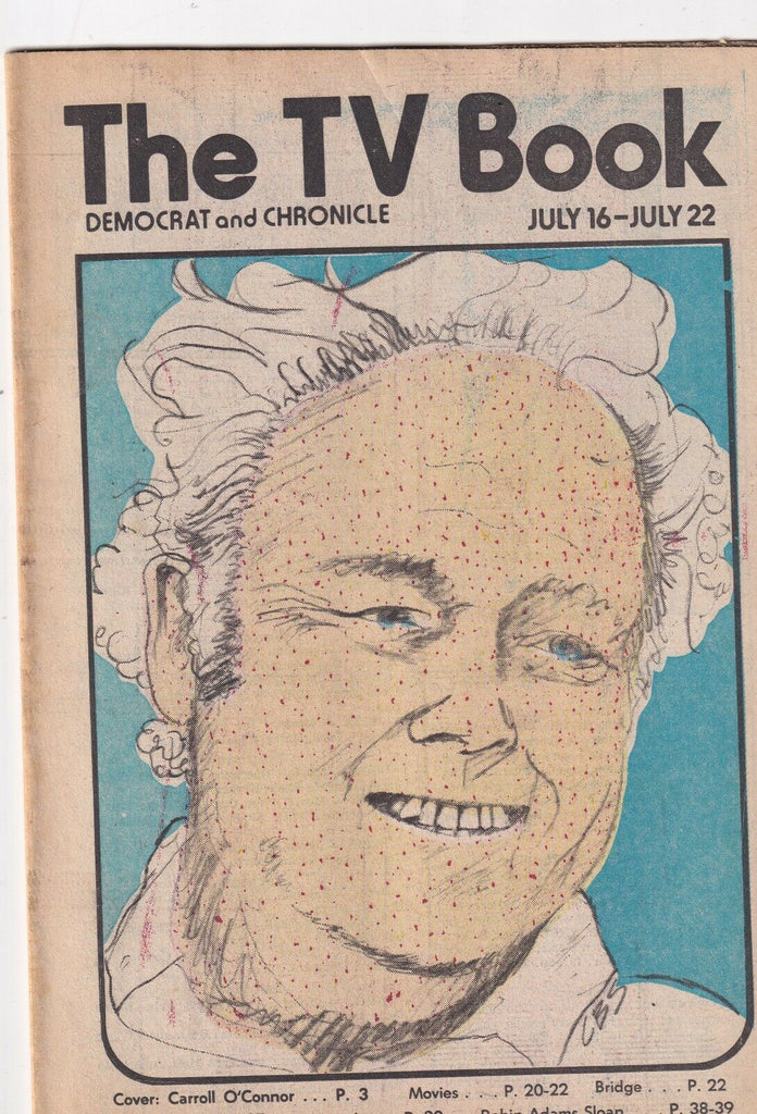 The TV Book Mag Carroll O' Connor Robin Adams Sloan July 1978 101519nonr