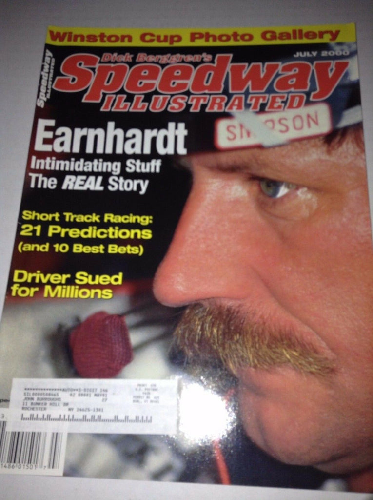Speedway Illustrated Magazine Dale Earnhardt July 2000 041317nonrh