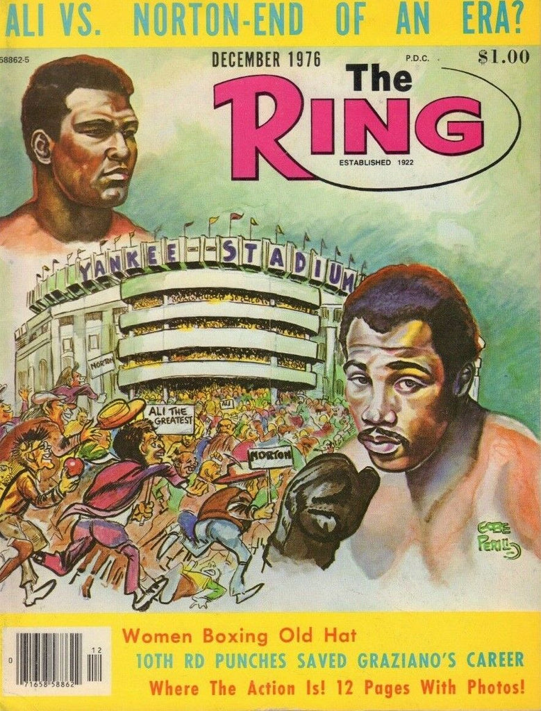 The Ring December 1976 Muhammad Ali Saoul Mamby Don Sauer 020519DBE