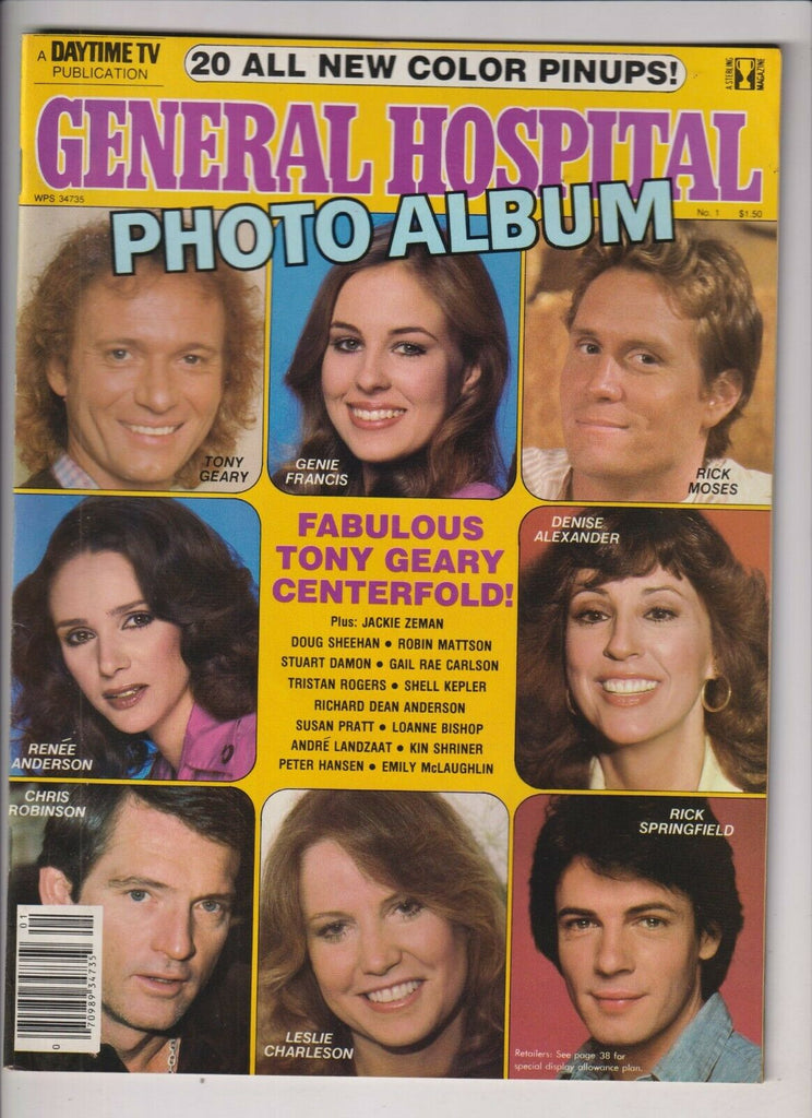 General Hospital Photo Album Tony Geary Genie Francis 1981 20 Pinups 111719nonr