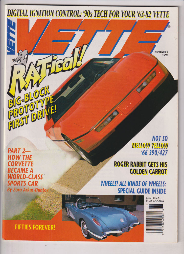 Vette Mag Big Block Prototype First Drive November 1990 122719nonr