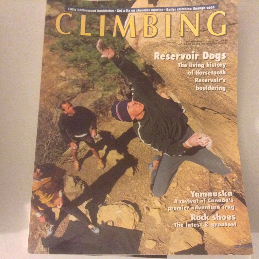 Climbing Magazine Horsetooth Reservoir Bouldering June 15, 1996 060317nonrh