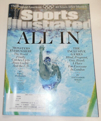 Sports Illustrated Magazine Ryan Lochte & 40 Years Of Munich August 2012 082314R
