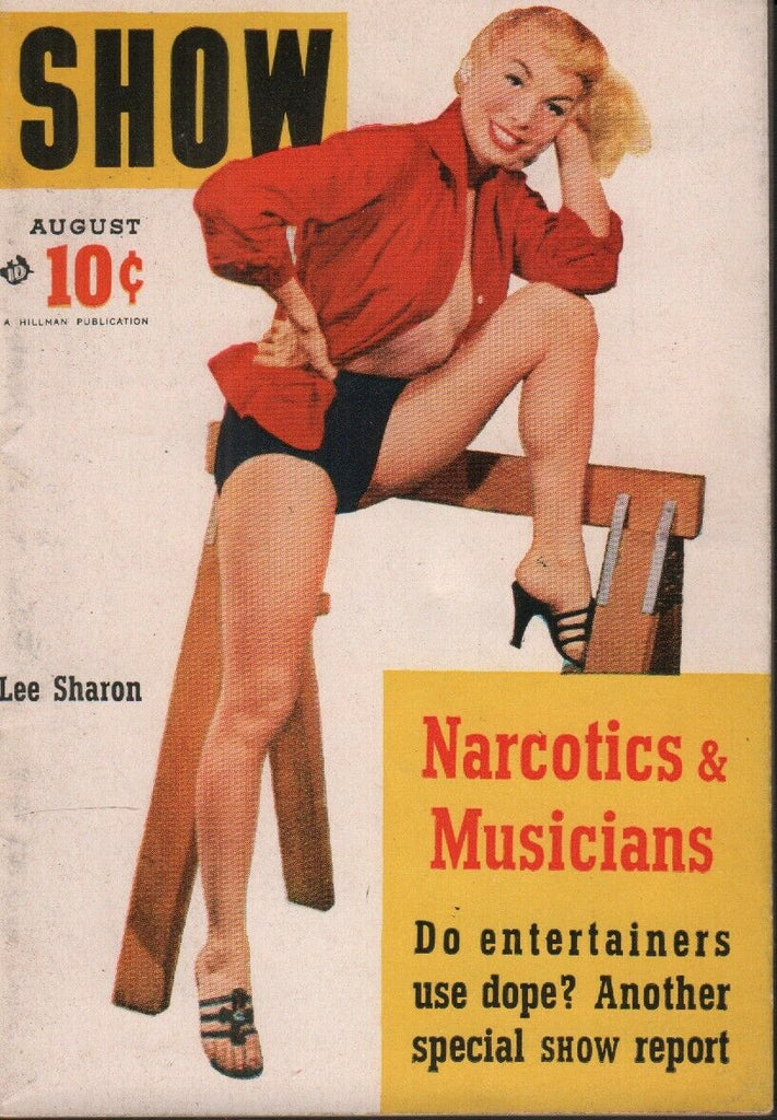 Show Digest August 1954 Lee Sharon Layla Raki Cheesecake Pin Up 070819AME