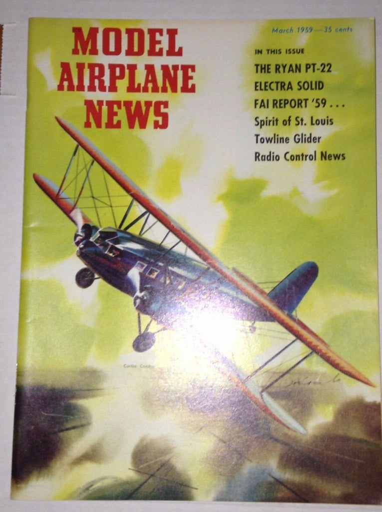 Model Airplane News Magazine The Ryan PT-22 March 1959 010217RH