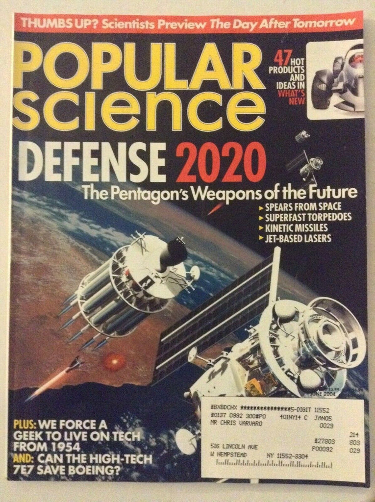 Popular Science Magazine Pentagons Weapons Future June 2004 060119nonrh