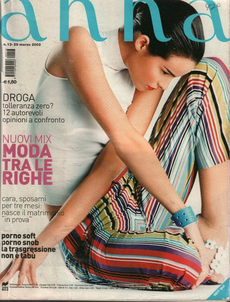 Anna Italian Fashion Magazine March #13-29 2002 Barbara Bui 030320AME