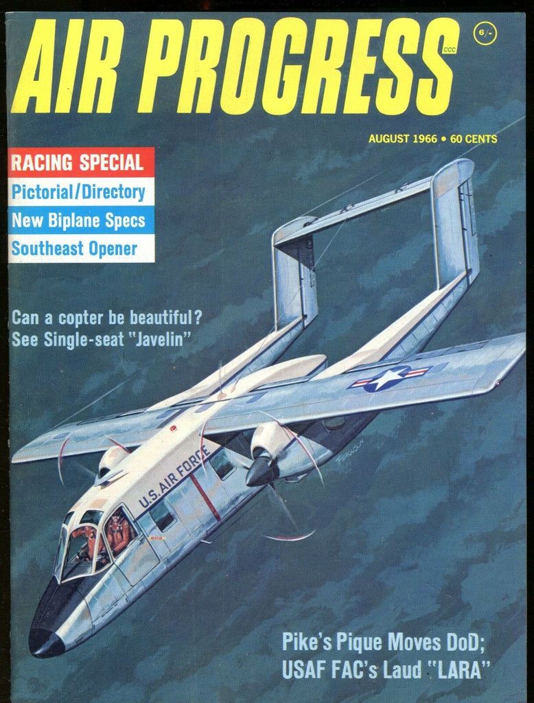 Air Progress Magazine August 1966 USAF FAC's Laud "LARA" EX No ML 120216jhe