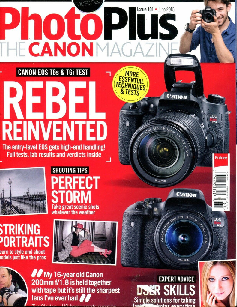 Photo Plus Canon Magazine June 2015 EOS T6s EX No ML 050517nonjhe