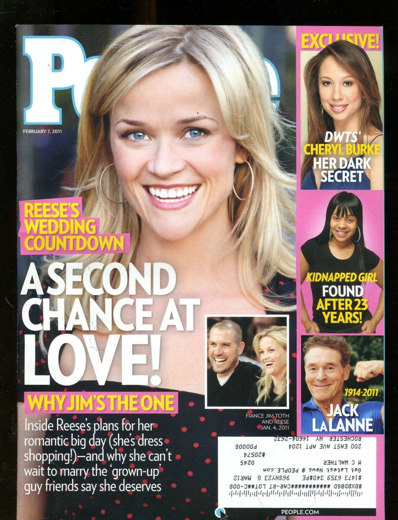 People Magazine February 7 2011 Reese Witherspoon EX w/ML 011217jhe