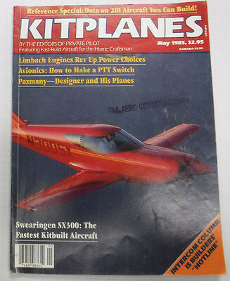 Kitplanes Magazine Limbach Engines May 1985 072215R